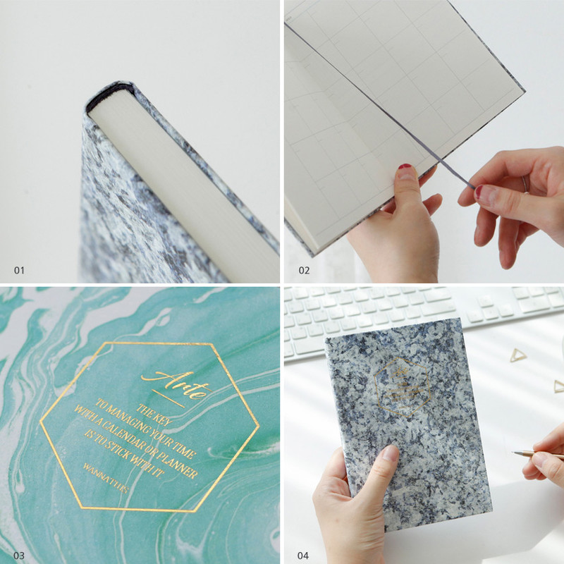 Detail of Arte undated daily diary scheduler ver2