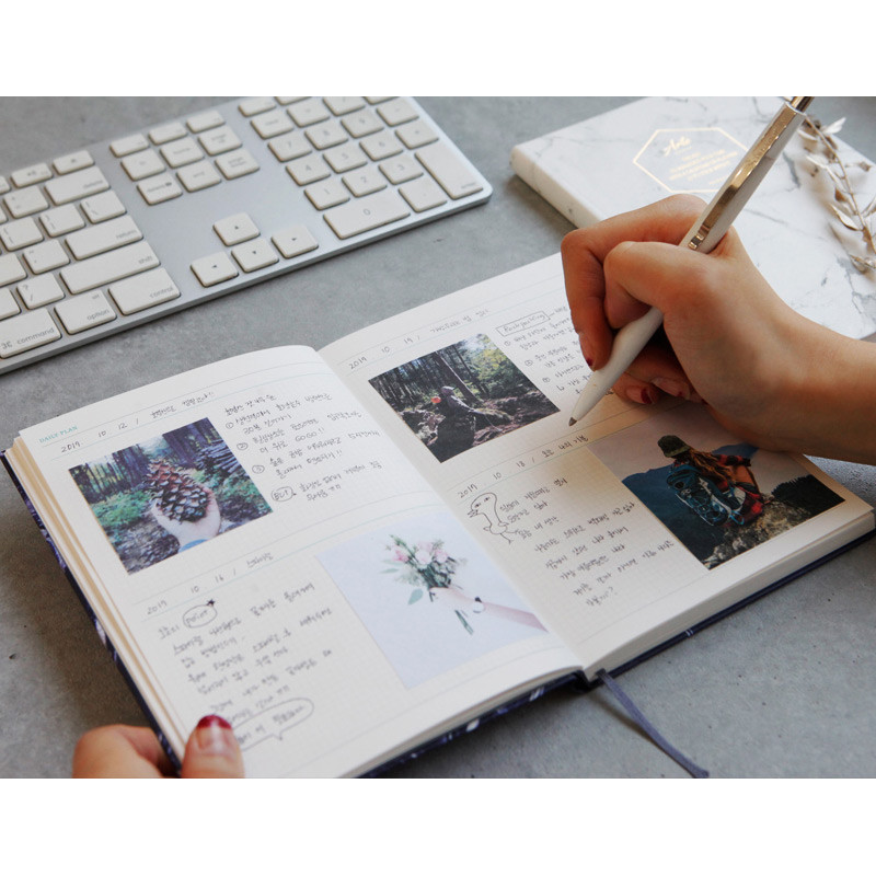 Daily plan - Arte undated daily diary scheduler ver2