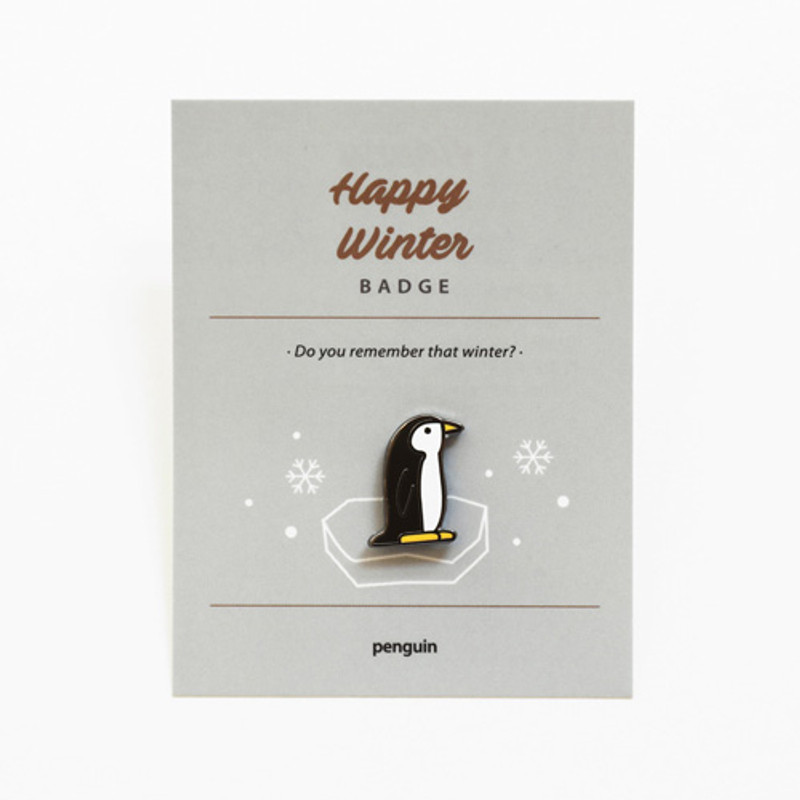 Penguin - Happy winter badge Penguin - Happy winter badge