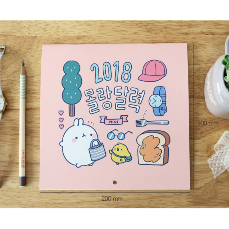 Size - 2018 Molang illustration wall calendar Size - 2018 Molang illustration wall calendar