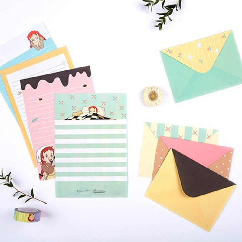 Anne of green gables letter paper and envelope set 