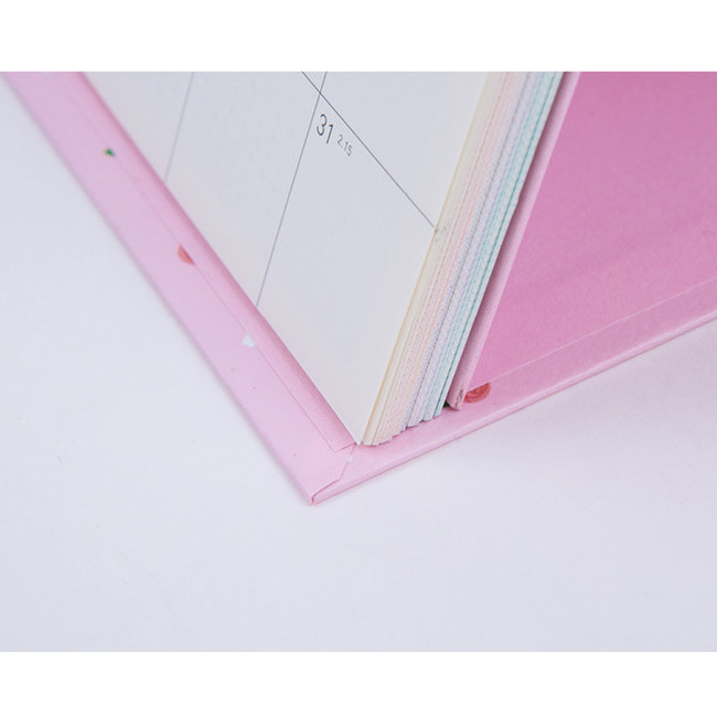 Detail of 2018 Pattern standing dated monthly planner