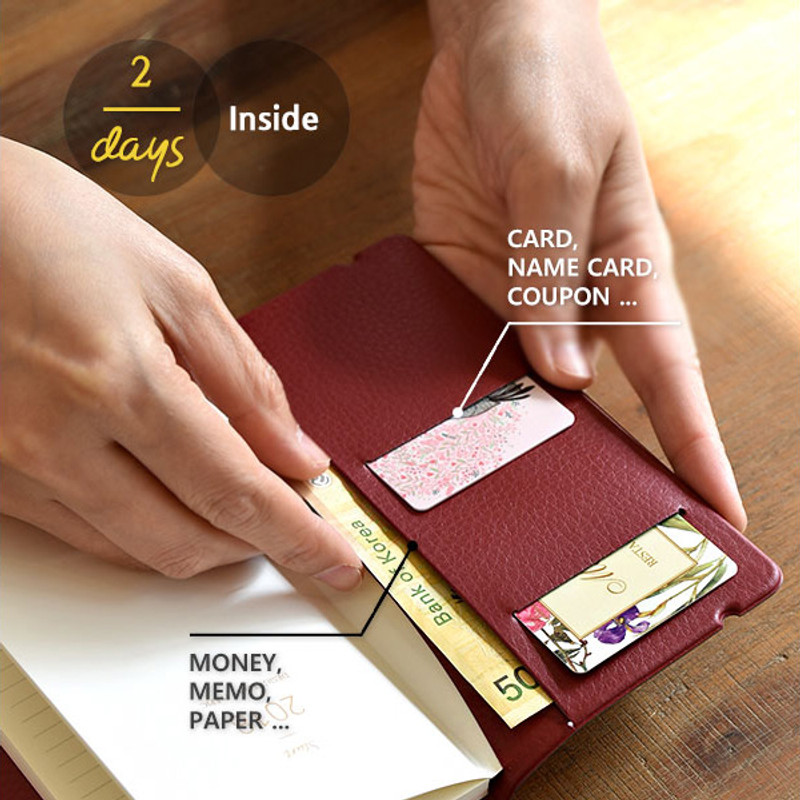 2018 Twin days dated weekly planner notebook