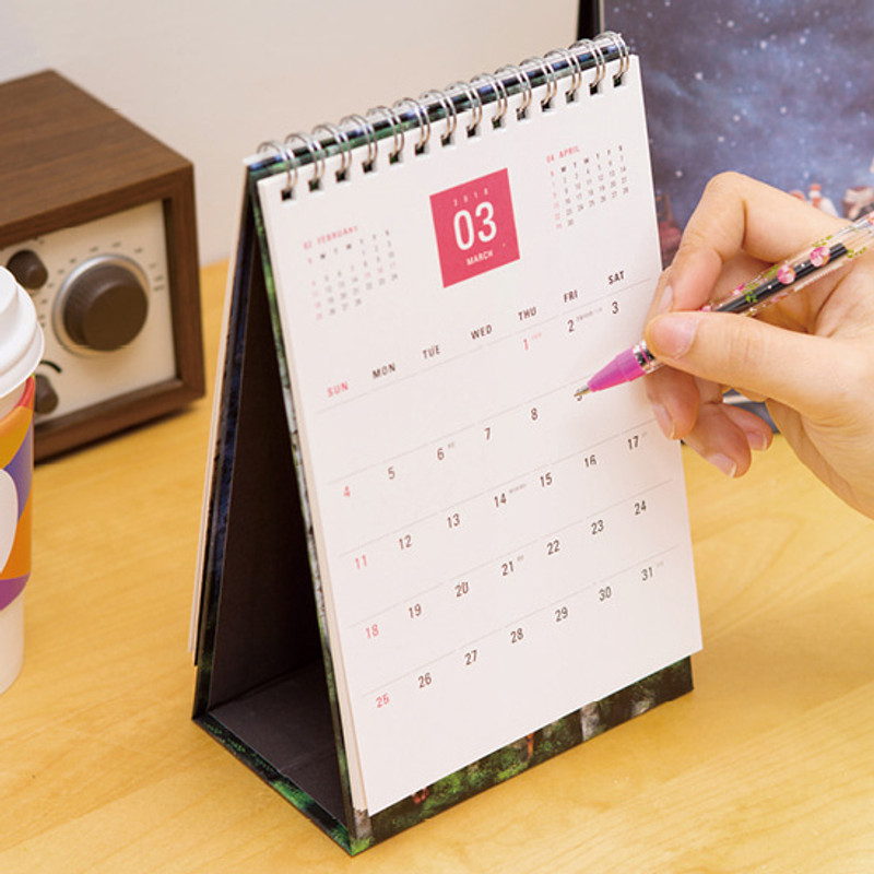 2018 Aeppol illustration spiral bound desk calendar 2018 Aeppol illustration spiral bound desk calendar