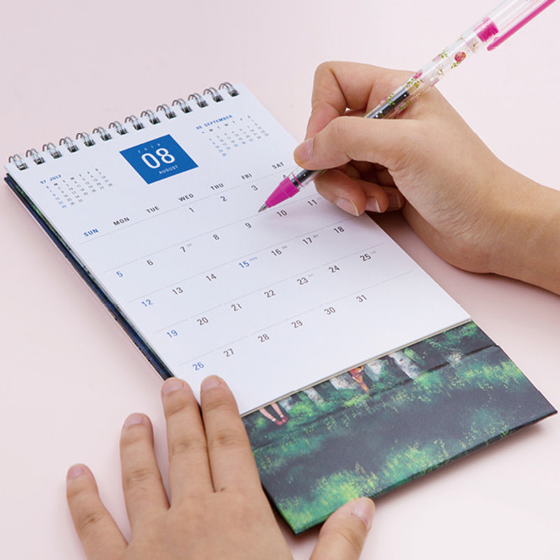 2018 Aeppol illustration spiral bound desk calendar 2018 Aeppol illustration spiral bound desk calendar