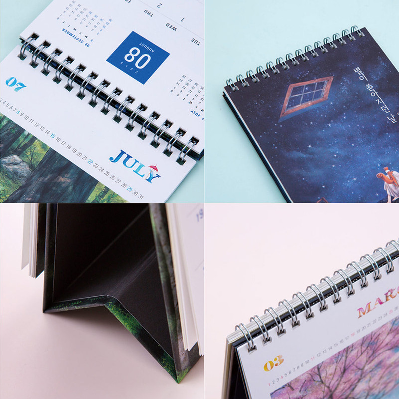 2018 Aeppol illustration spiral bound desk calendar 2018 Aeppol illustration spiral bound desk calendar