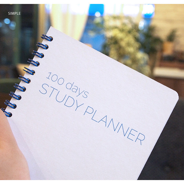 Simple 100 days study planner scheduler