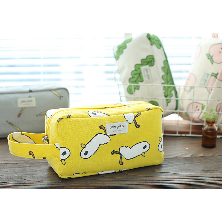 Duck - Jam Jam canvas zipper pouch with handle