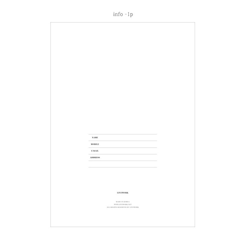 Info - Plan for yourself 6 month large undated diary agenda Info - Plan for yourself 6 month large undated diary agenda