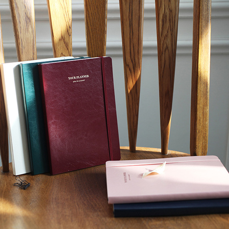 Plan for yourself 6 month large undated diary agenda Plan for yourself 6 month large undated diary agenda