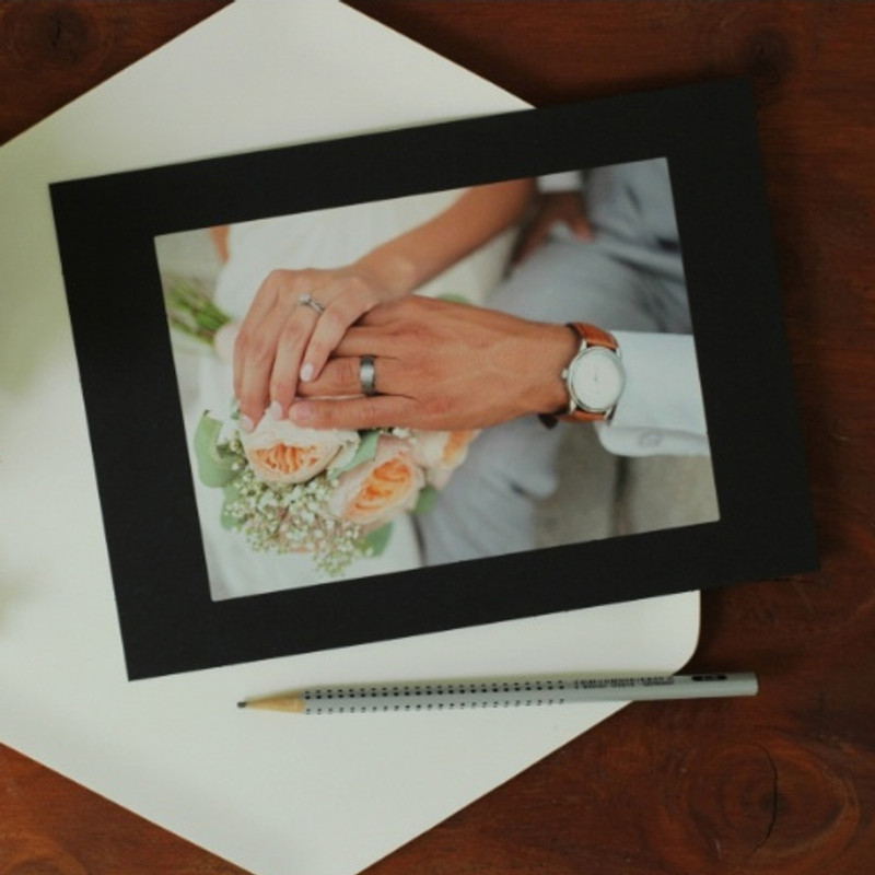 Square 5X7 Black paper photo frame set of 15 sheets Square 5X7 Black paper photo frame set of 15 sheets