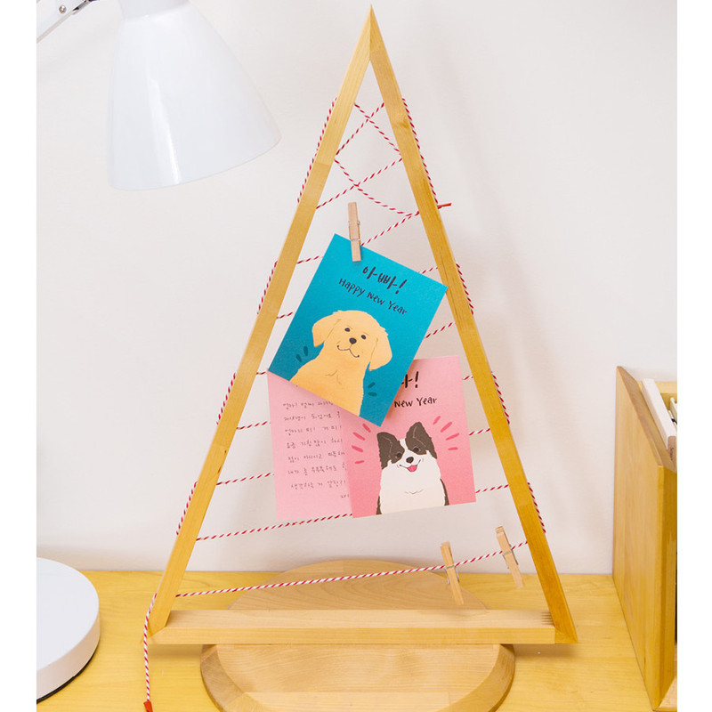 Happy new year dog family card with envelope  Happy new year dog family card with envelope