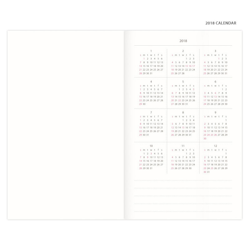 2018 calendar - 2018 Simple dated weekly planner agenda 2018 calendar - 2018 Simple dated weekly planner agenda