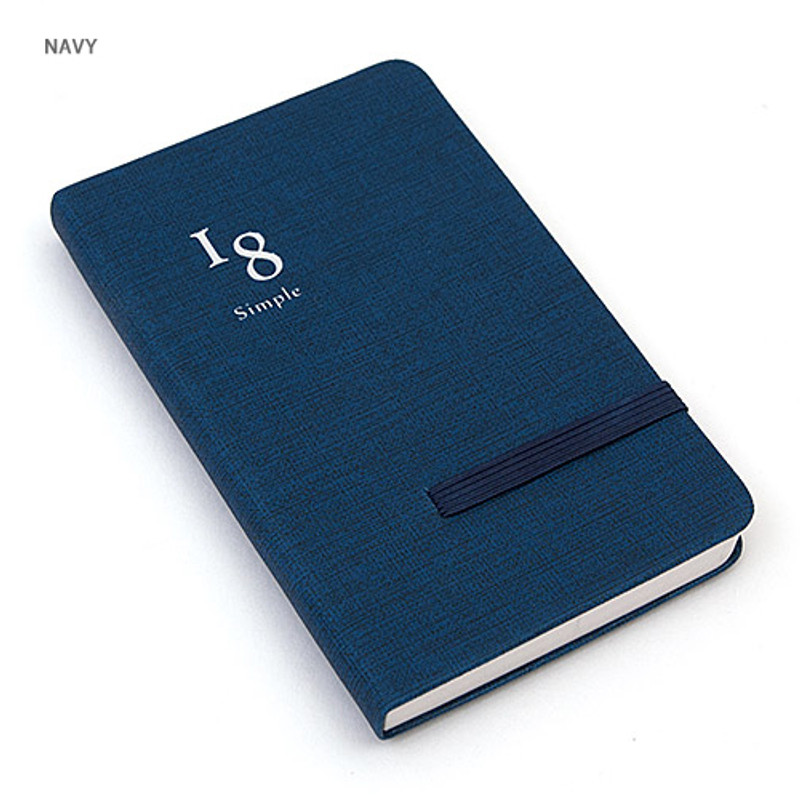 Navy -2018 Simple dated weekly planner agenda Navy -2018 Simple dated weekly planner agenda