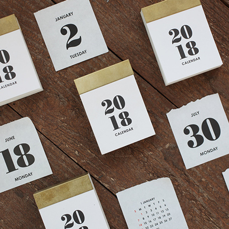 2018 Every day small calendar 2018 Every day small calendar