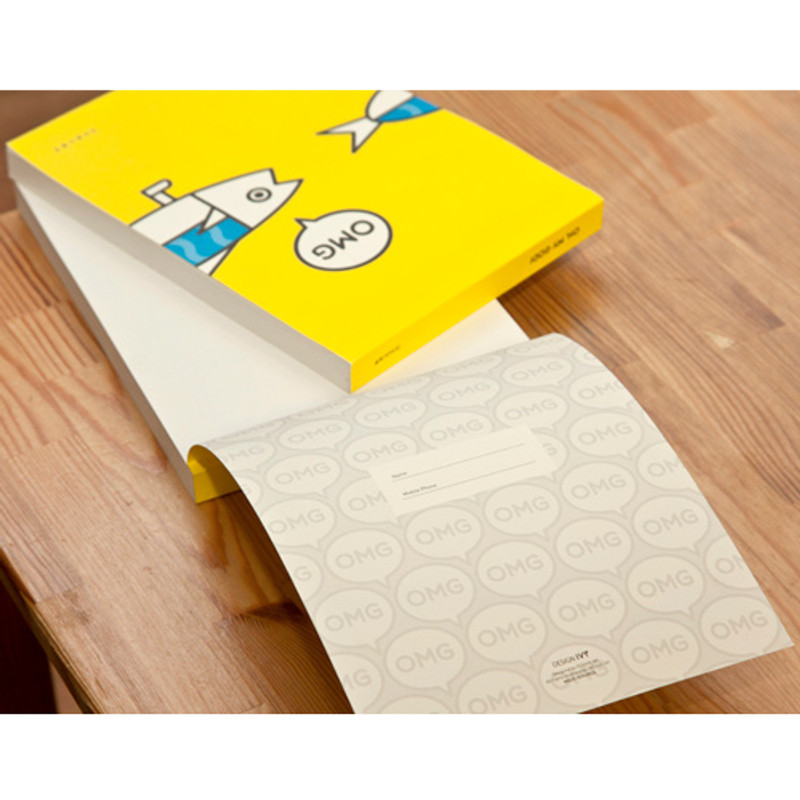Ggo deung o drawing note pad Ggo deung o drawing note pad