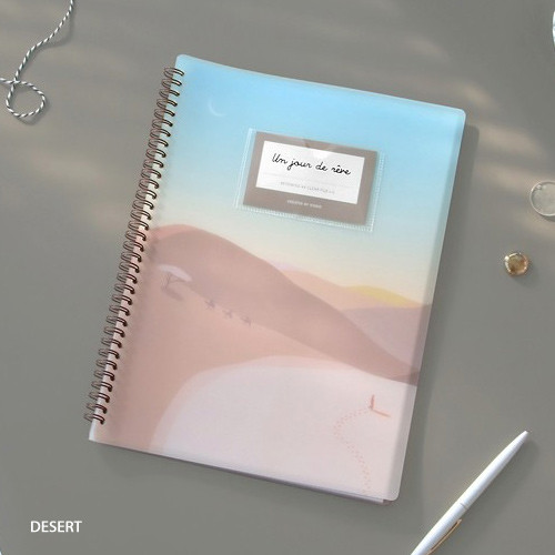 Desert - Becoming A4 size clear pockets document file holder 