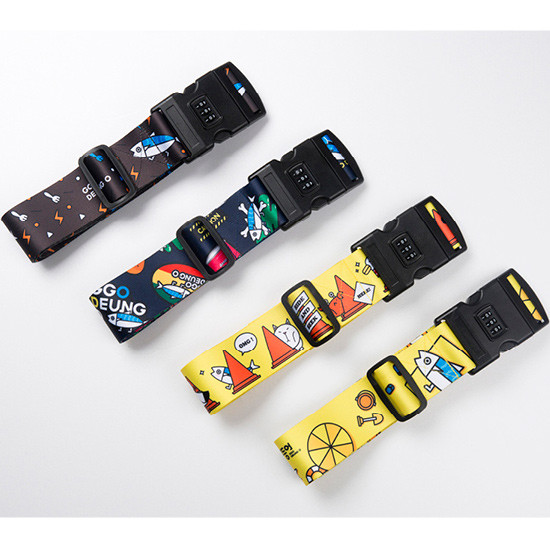 Ggo deung o luggage strap with lock