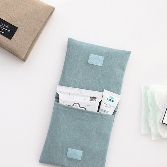 Plain secret daily cotton pouch