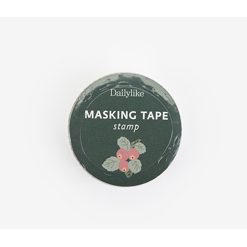 Package - Dailylike Flower deco single stamp masking tape