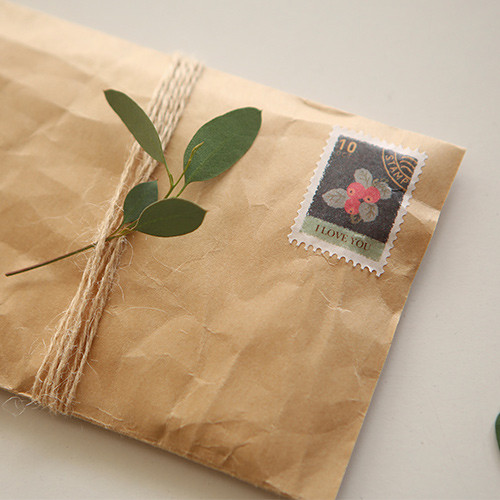 Dailylike Flower deco single stamp masking tape