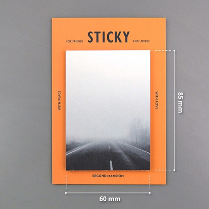 Size - Second Mansion Yolo sticky it memo note Size - Second Mansion Yolo sticky it memo note
