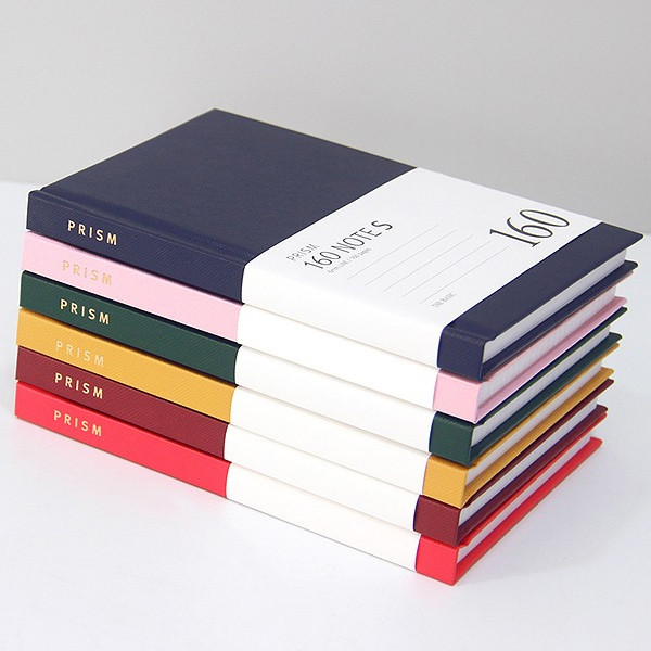 Indigo Prism 160 pages small lined grid notebook