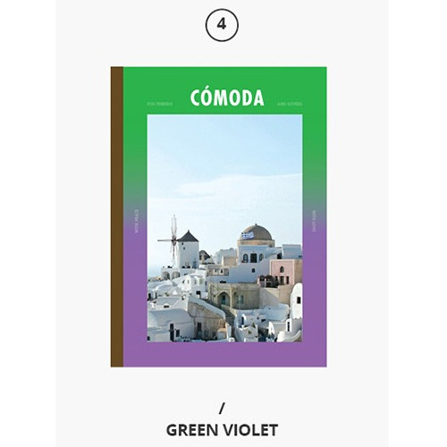 Green violet - Second Mansion Colorful B5 size grid-lined class notebook ver3