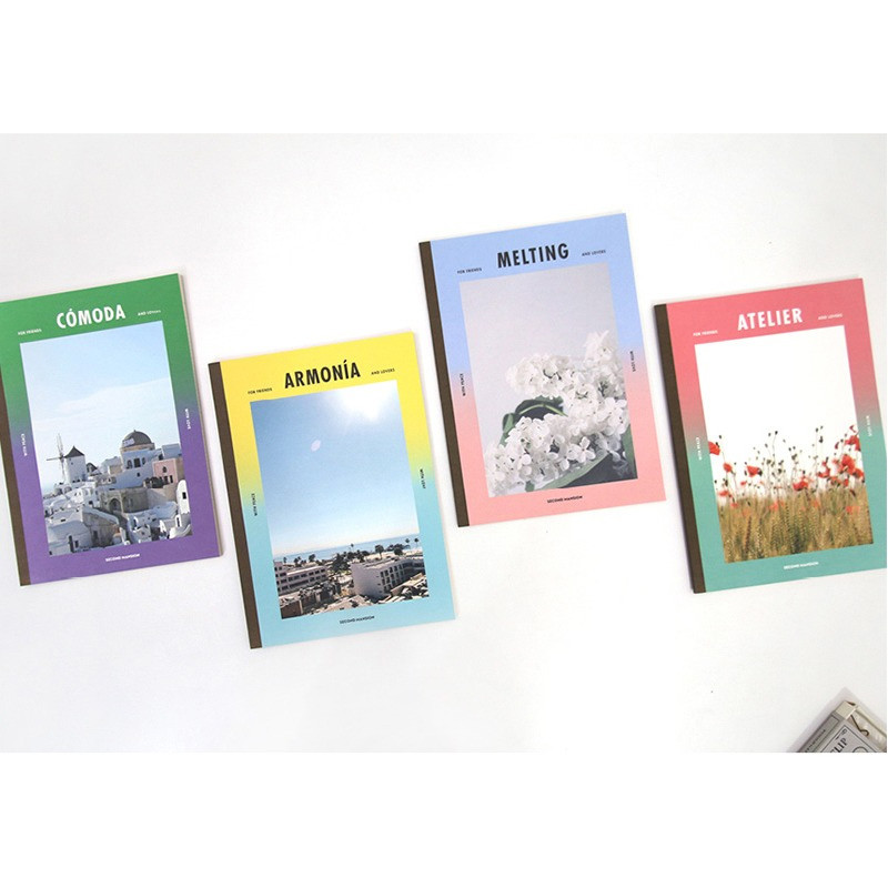 Second Mansion Colorful B5 size grid-lined class notebook ver3