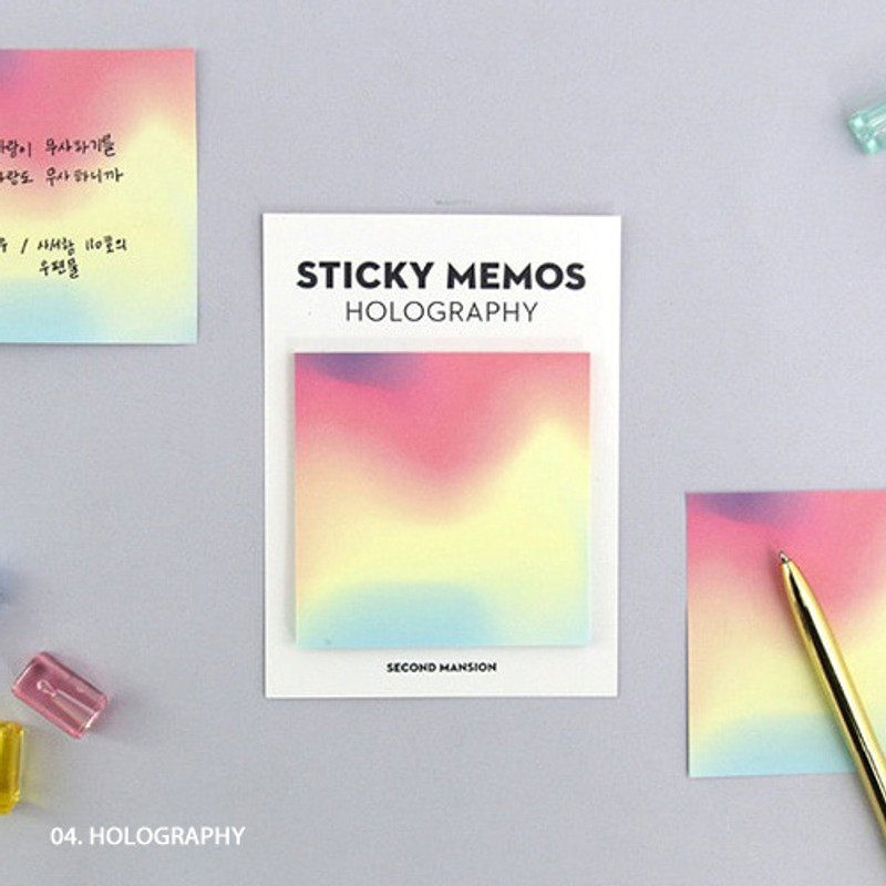 Holography - Second Mansion Memos sticky it memo note Holography - Second Mansion Memos sticky it memo note