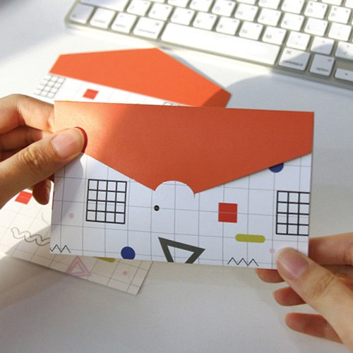 Second Mansion Folding pattern letter paper