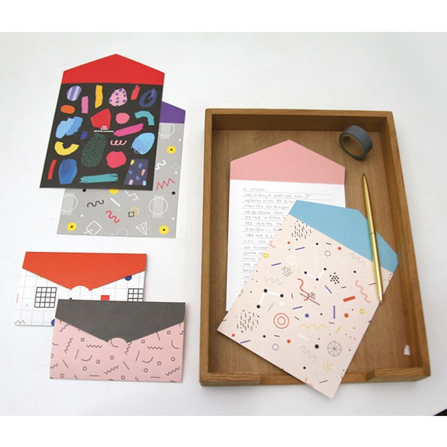 Second Mansion Folding pattern letter paper