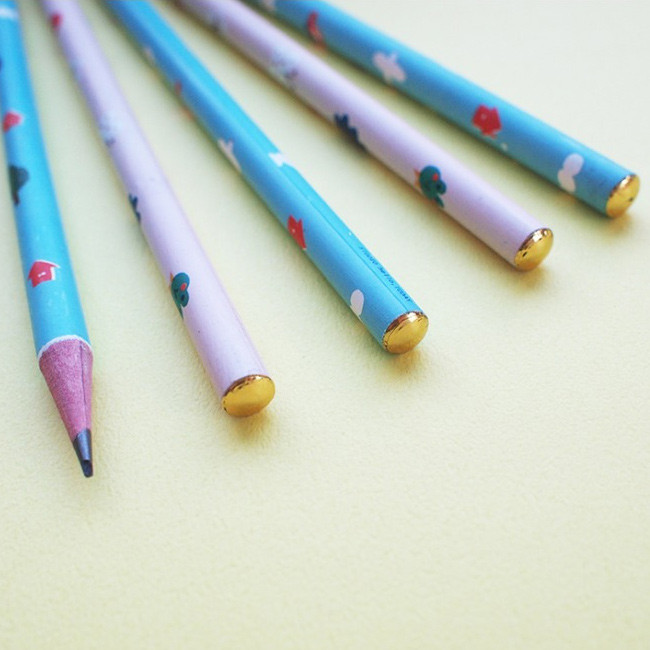 Hello Today Sunshine blanket B black lead pencil set of 4