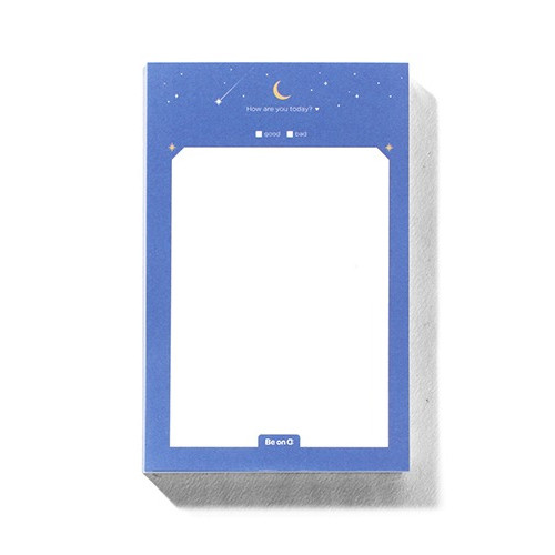 After The Rain Blue goodnight memo notepad