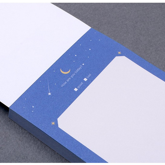 After The Rain Blue goodnight memo notepad