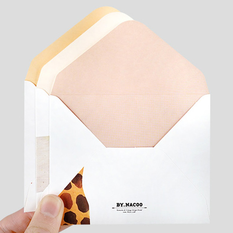 3 envelopes - NACOO Animal 2 Illustration Card Set 3 envelopes - NACOO Animal 2 Illustration Card Set