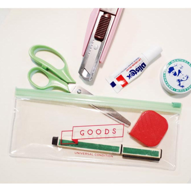 Usage Example of UNIVERSAL CONDITION Goods Clear Zip Lock Pouch