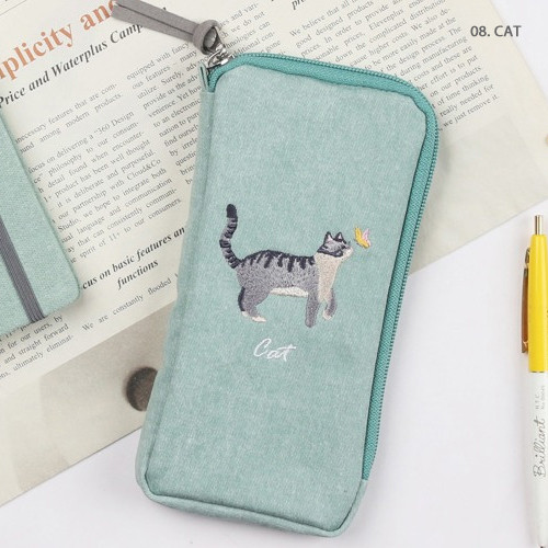 Cat - Wanna This Tailorbird half zip around slim multi pouch