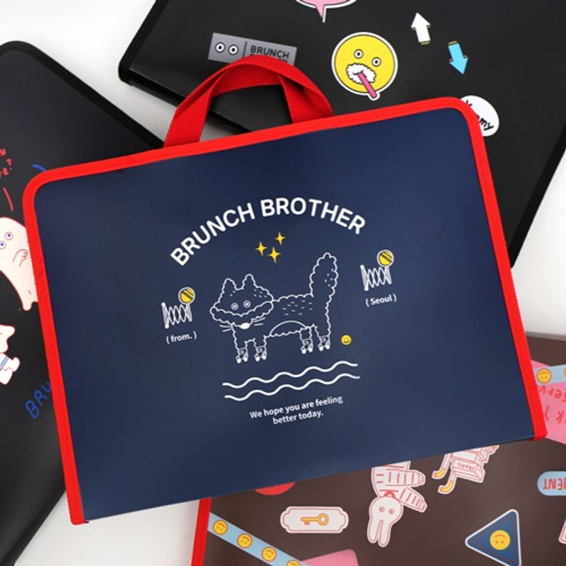 Brunch brother zip around file pouch bag Brunch brother zip around file pouch bag