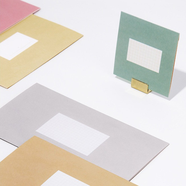 Livework Simple pastel folded card set