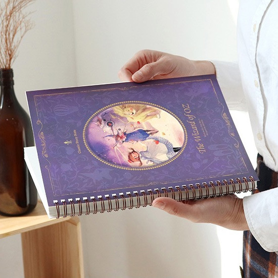 Indigo Classic story spiral bound lined notebook