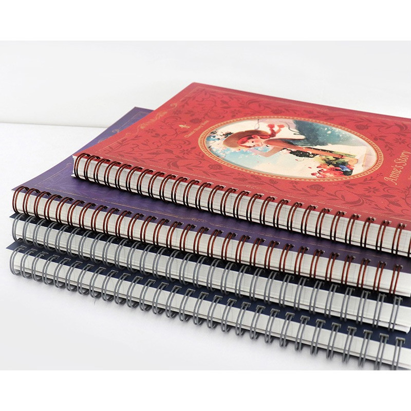 wire bound - Indigo Classic story spiral bound lined notebook