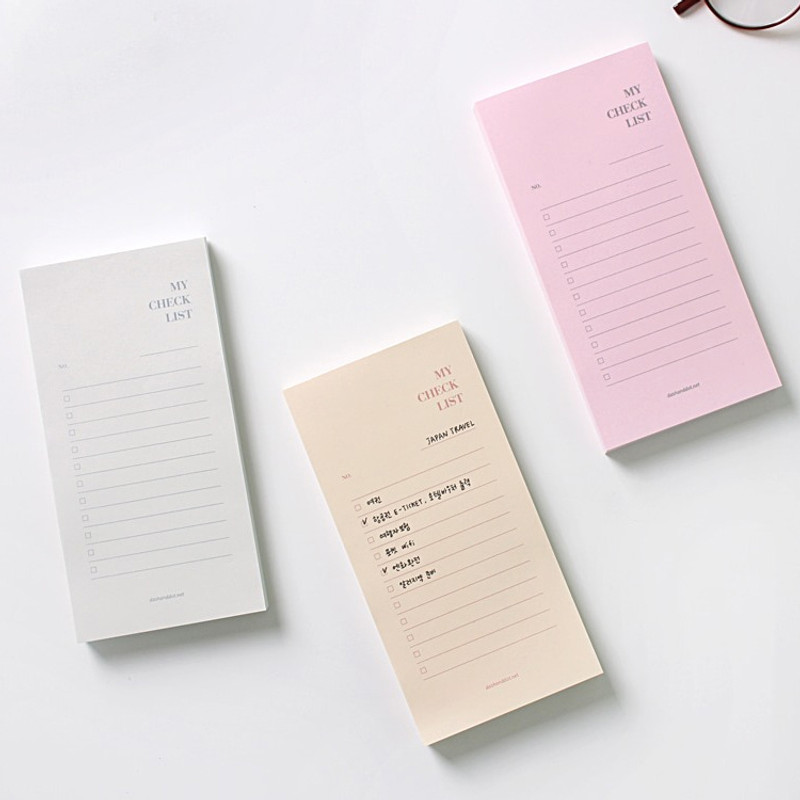 Dash and Dot My checklist notepad Dash and Dot My checklist notepad