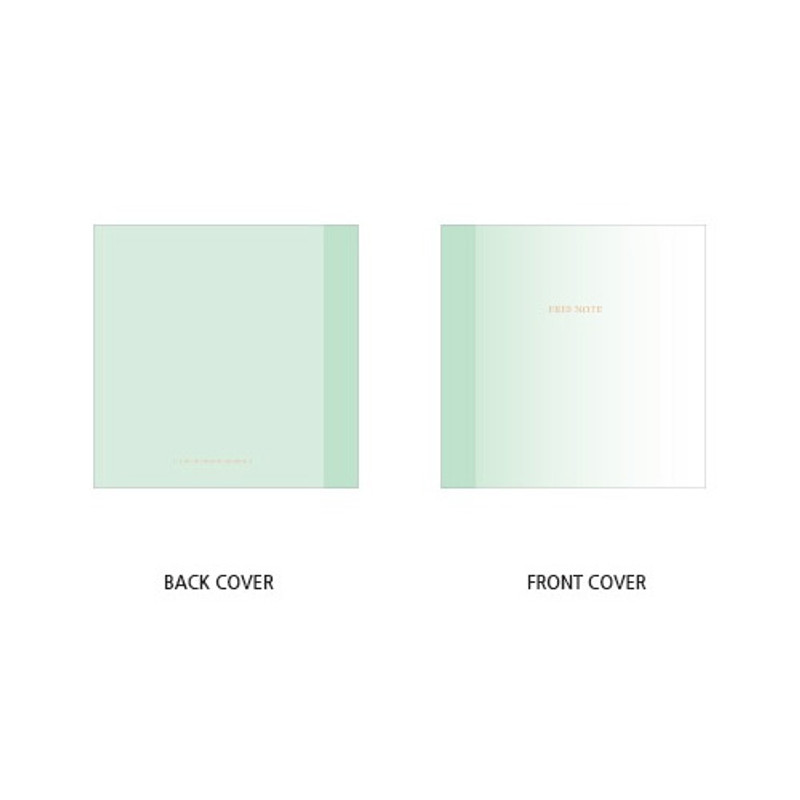 Cover - Green gradation small plain notebook Cover - Green gradation small plain notebook
