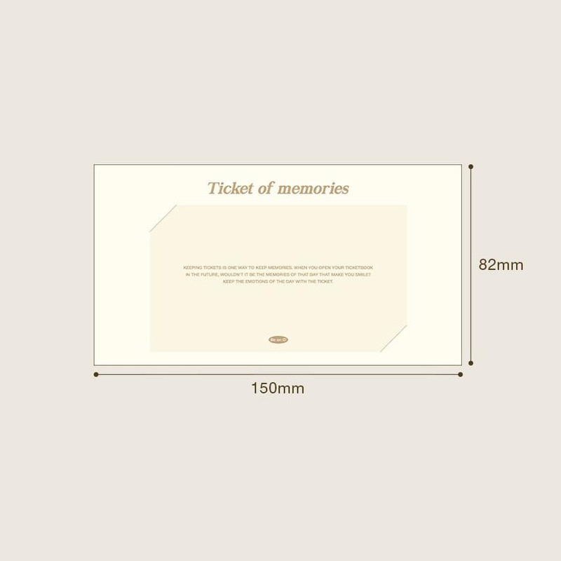 Ticket holder size - Be On D Memory Keeper 100 Pocket Ticket Organizer Album Ticket holder size - Be On D Memory Keeper 100 Pocket Ticket Organizer Album