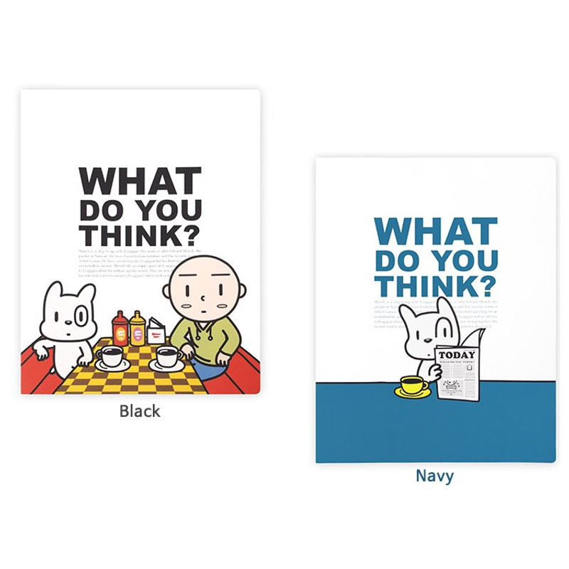 Color - 2Young Munch 20 sheets translucent document file folder Color - 2Young Munch 20 sheets translucent document file folder