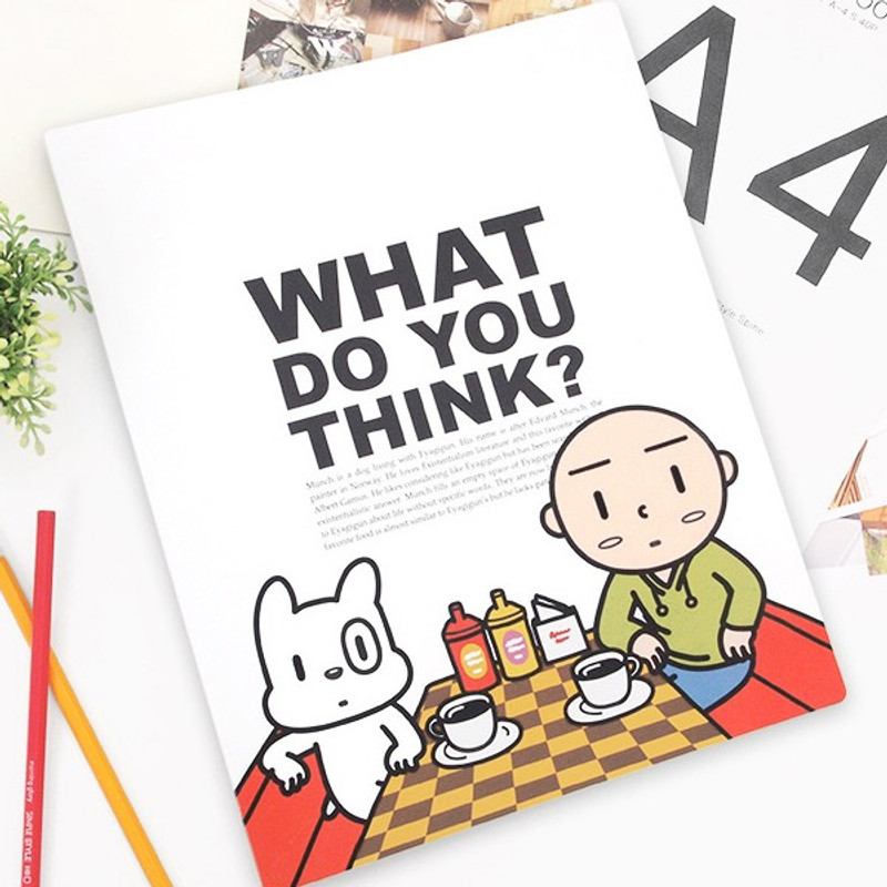 Black - 2Young Munch 20 sheets translucent document file folder Black - 2Young Munch 20 sheets translucent document file folder