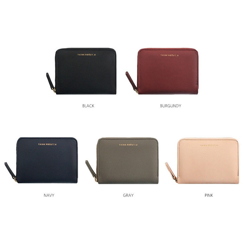 Colors of Think about accordion zip around card wallet