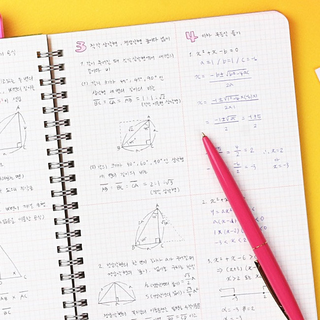 Grid paper - Wanna This Clear spiral grid notebook