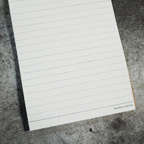 Lined Notebook - Universal condition Le cahier feminine A5 size spiral lined notebook